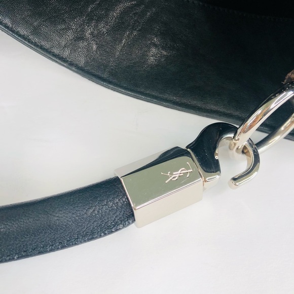 Yves Saint Laurent Roady Black leather Satchel - Picture 10 of 15